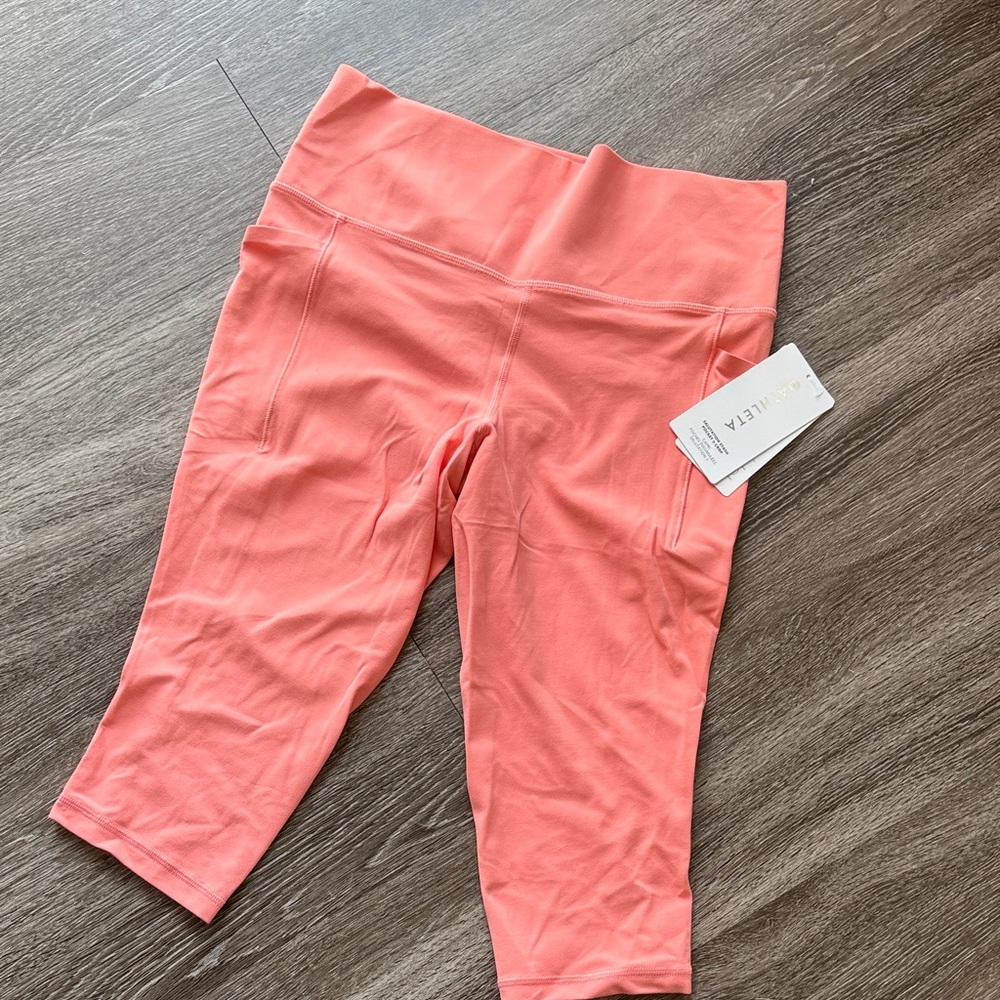 Athleta Leggings in Peach